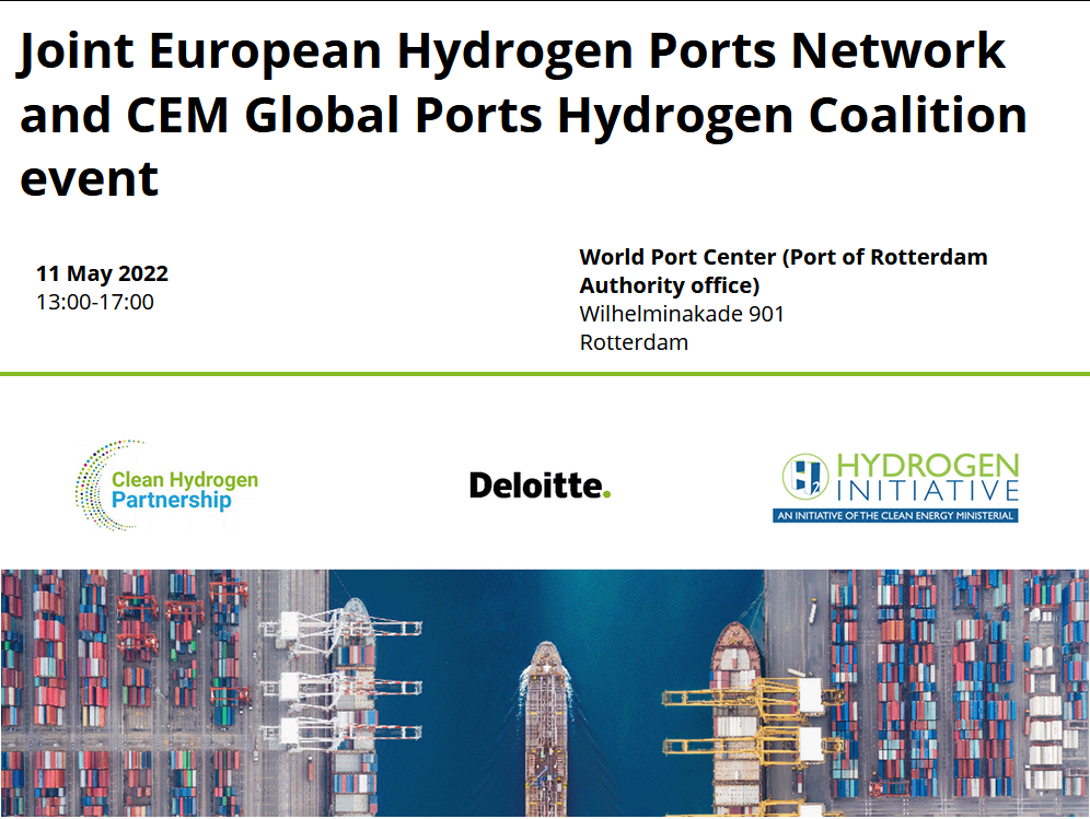 Joint European Hydrogen Ports Network and CEM Global Ports Hydrogen Coalition event