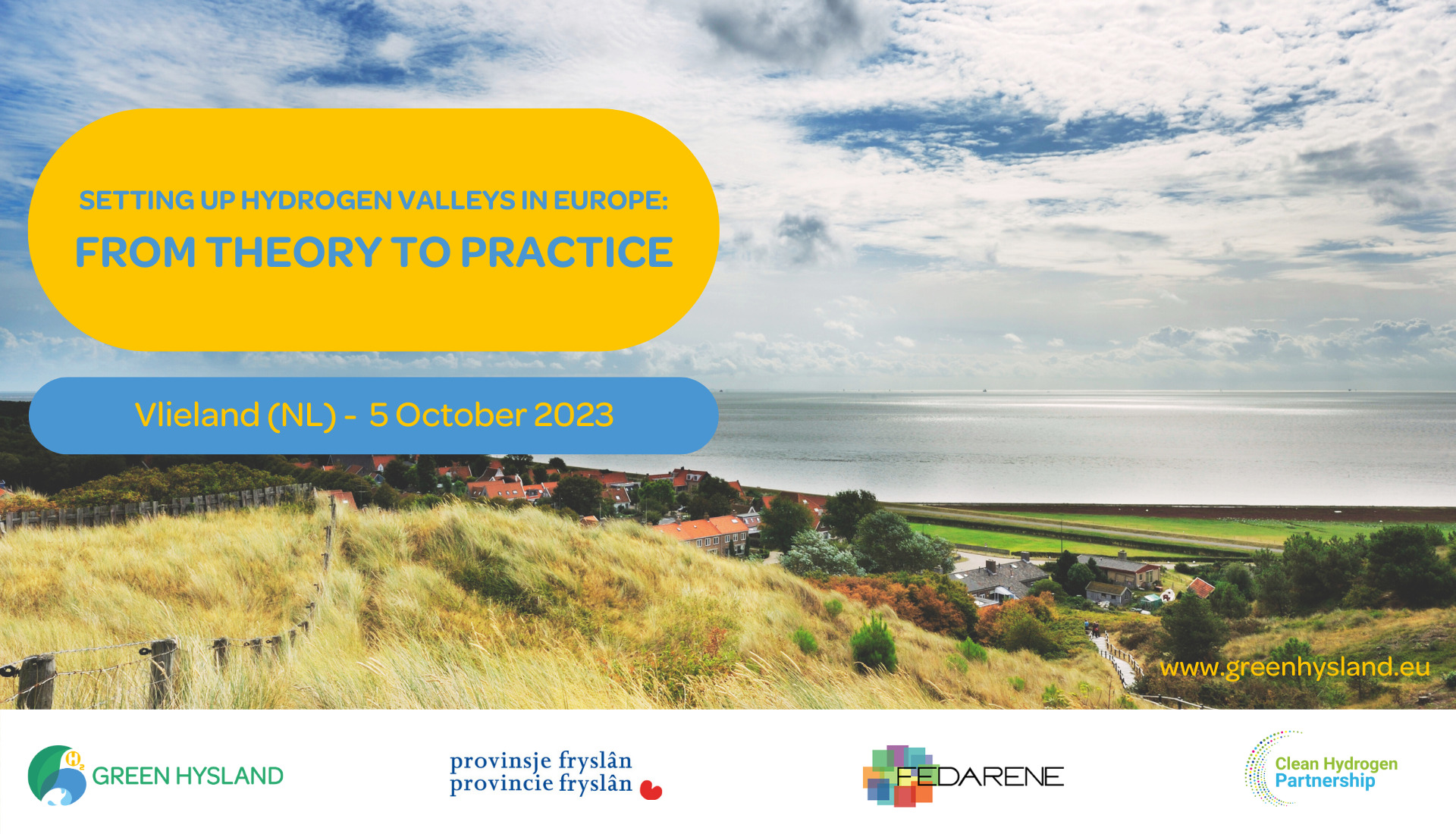 Green Hysland workshop: Setting up Hydrogen Valleys in Europe: from theory to practice logo
