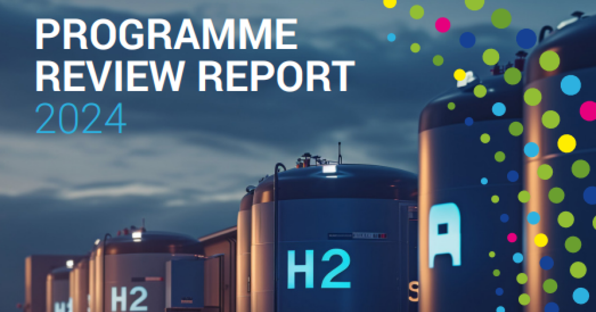 Check out the 2024 Programme Review Report - Clean Hydrogen Partnership