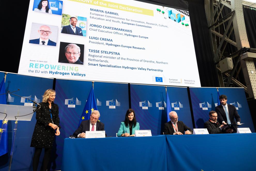 Participation of Mariya Gabriel, European Commissioner, to the Hydrogen Valley event