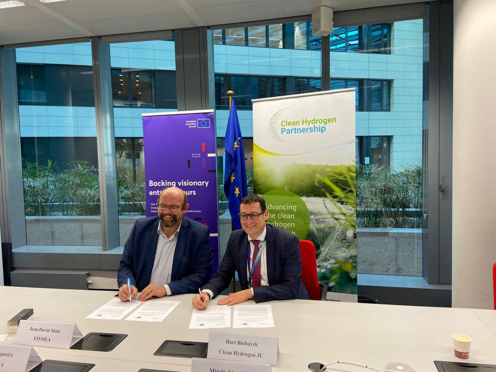Letter of intent  Clean Hydrogen Joint Undertaking  European Innovation Council and SMEs Executive Agency 