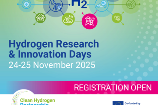 Registration to the Hydrogen Research and Innovation Days is Now Open