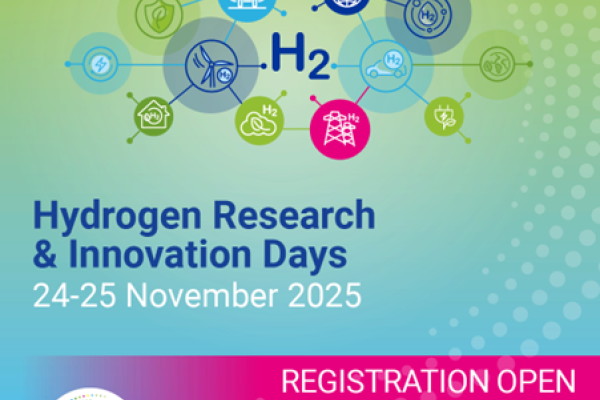 Registration to the Hydrogen Research and Innovation Days is Now Open